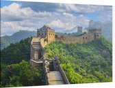 De Grote Muur is het Nieuwe Wereldwonder van China - Foto op Canvas - 60 x 40 cm