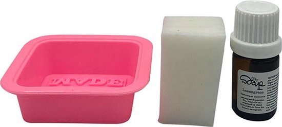DIYS soap - diy zeep zeep maken - Citroengras |