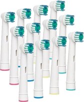 Bol.com 12 Opzetborstels geschikt voor elektrische tandenborstels van Oral-B aanbieding