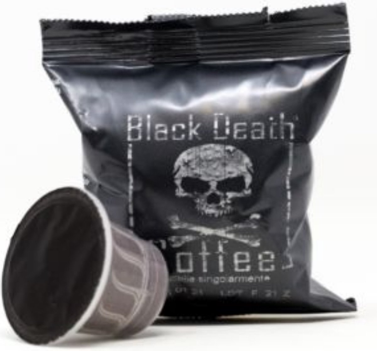 Het Koffiepaleis - Black Death Koffie Cups - Nespresso compatible - De sterkste koffie ter wereld