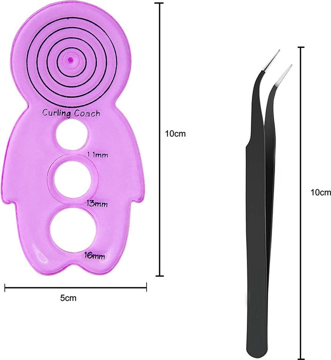 Quilling gereedschap set met rolpennen, pincet, priem, vorm/mal voor papier - Tools voor filigraanpapier knutselen — afbeelding 2