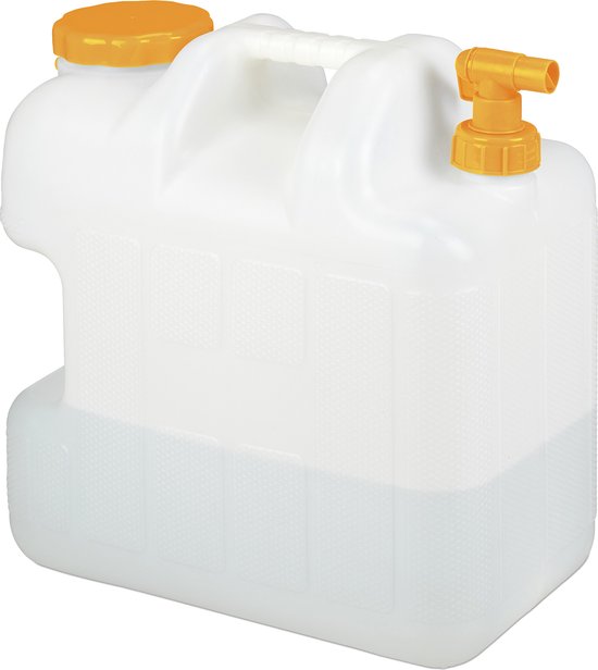 Kelder blad Landgoed Relaxdays jerrycan met kraan - water jerrycan - watertank voor drinkwater  -... | bol.com