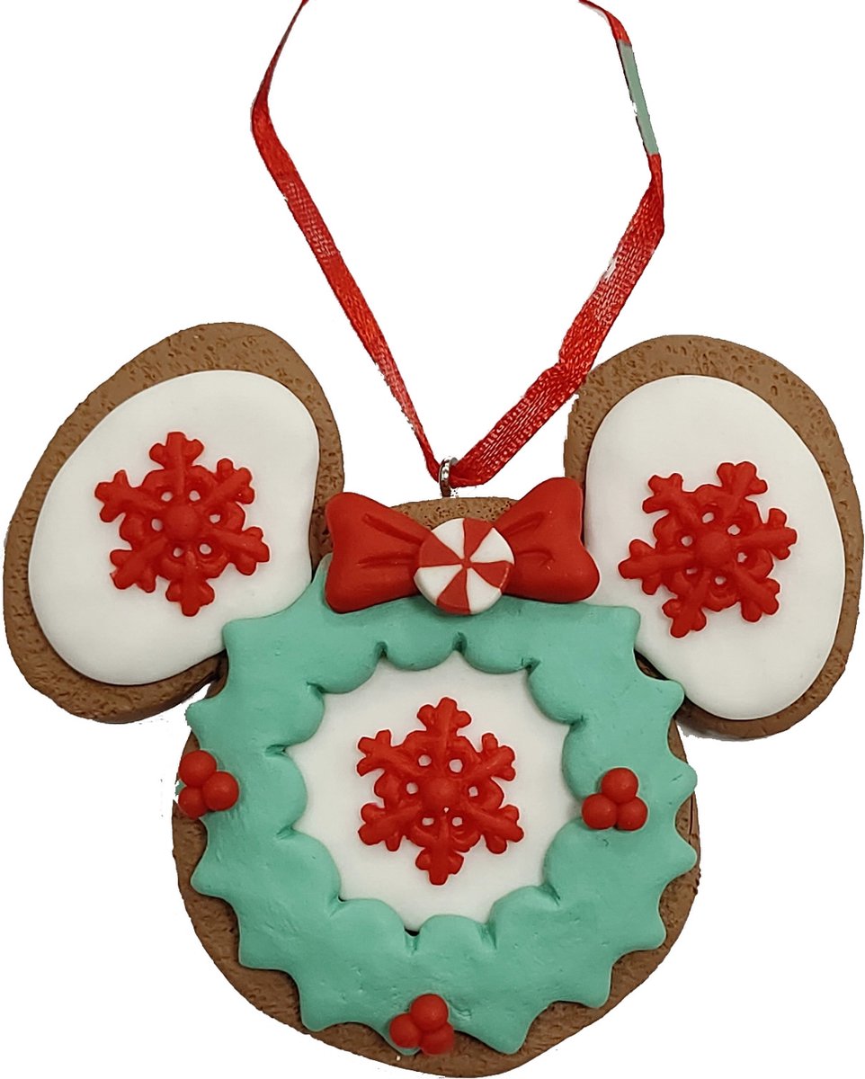 Kurt S. Adler Ornament disney Gingerbread kunststof h9 cm Transparant