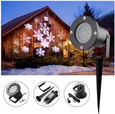 Sento® Kerstprojector - Versiering - Kerst Projector - Verlichting - Decoratie - 12 W - Sneeuwvlokken - 360 graden rotatie - Zwart