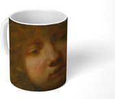 Mok - Koffiemok - Het jongenskopje - Schilderij van Rembrandt van Rijn - Mokken - 350 ML - Beker - Koffiemokken - Theemok