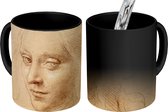 Magische Mok - Foto op Warmte Mok - Schets - Leonardo da Vinci - 350 ML