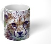 Mok -  een cheeta - 350 ML - Beker