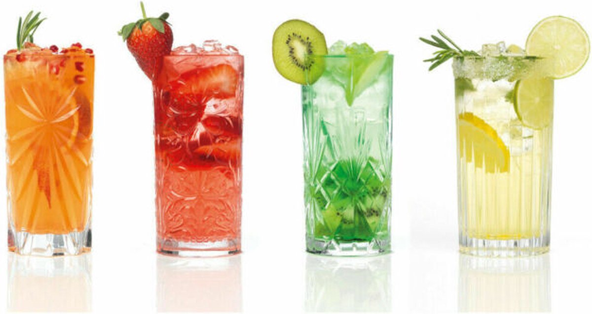 RCR - Longdrink - Mixology - 4 glazen