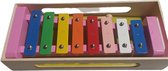 Speelgoed Xylofoon - Multicolor - Hout - 28 x 12 cm - Kinderen - Cadeau - Sinterklaas - Kerst - Instrument - Roze