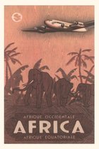 Pocket Sized - Found Image Press Journals- Vintage Journal Travel Africa Travel Poster