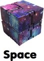 foto van Infinity cube | fidget toys | space
