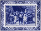 Wandbordje- Nachtwacht Royal Delft/K.Porceleyne Fles- 22x17 cm