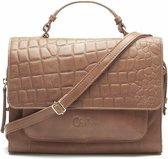 Chabo Bags leren Amy Croco Sand