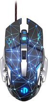 Milo Inphic W20 - Gaming Muis - 6 programmeerbare knoppen - Game Muis met LED Verlichting - 4800 DPI