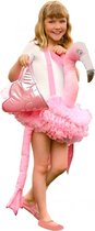 Flamingo kostuum pak roze tule tutu meisje ballet vogel rokje vleugels
