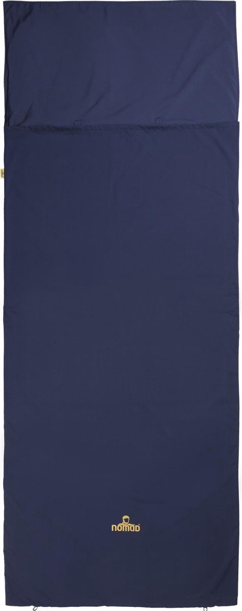 NOMAD® Lakenzak Multifunctioneel | Geïntegreerde kussensloop | 220 x 80 cm | Dry-Touch katoen Zomer / Reis slaapzak | Reislaken | Compact & Lichtgewicht