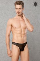 XL Herenstring Transparant - Luchtig - Doorzichtig - Zwart - boxershort - mannen - ondergoed