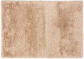 Dime 12 - Luxe Hoogpolig vloerkleed in Beige / Zand