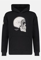 DEELUXE Hoodie met schedel POSTING Black