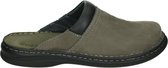 Josef Seibel MAX - Volwassenen Heren slippers - Kleur: Grijs - Maat: 44