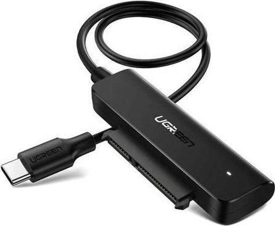 deleyCON USB 3.0 SATA Adapterkabel USB A naar 2,5 Inch Harde Schijven HDD's SSD's 5 GBit/s UASP SATA I II III Plug&Play