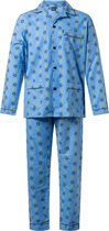 Gentlemen Heren Flanel Pyjama Blue - maat 60