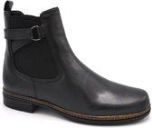 Gabor - Chelseaboot - Dames - Zwart - Leder- Maat 37