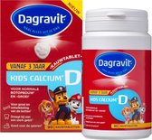 2x Dagravit Kids Calcium + D 90 kauwtabletten