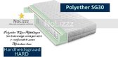 2-Persoons Matras - POCKET Polyether SG30 7 ZONE  7 ZONE 25 CM   - Meest verkocht! Stevig ligcomfort - 160x200/25