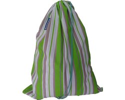 Katoenen waszak -XXL - met trekkoord - Green