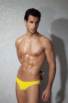 Heren Slip - Geel - Sexy Lingerie & Kleding - Lingerie Mannen - Heren Lingerie - Slips & Boxershorts