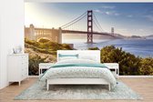 Behang - Fotobehang De Golden Gate Bridge in Californië - Breedte 465 cm x hoogte 260 cm