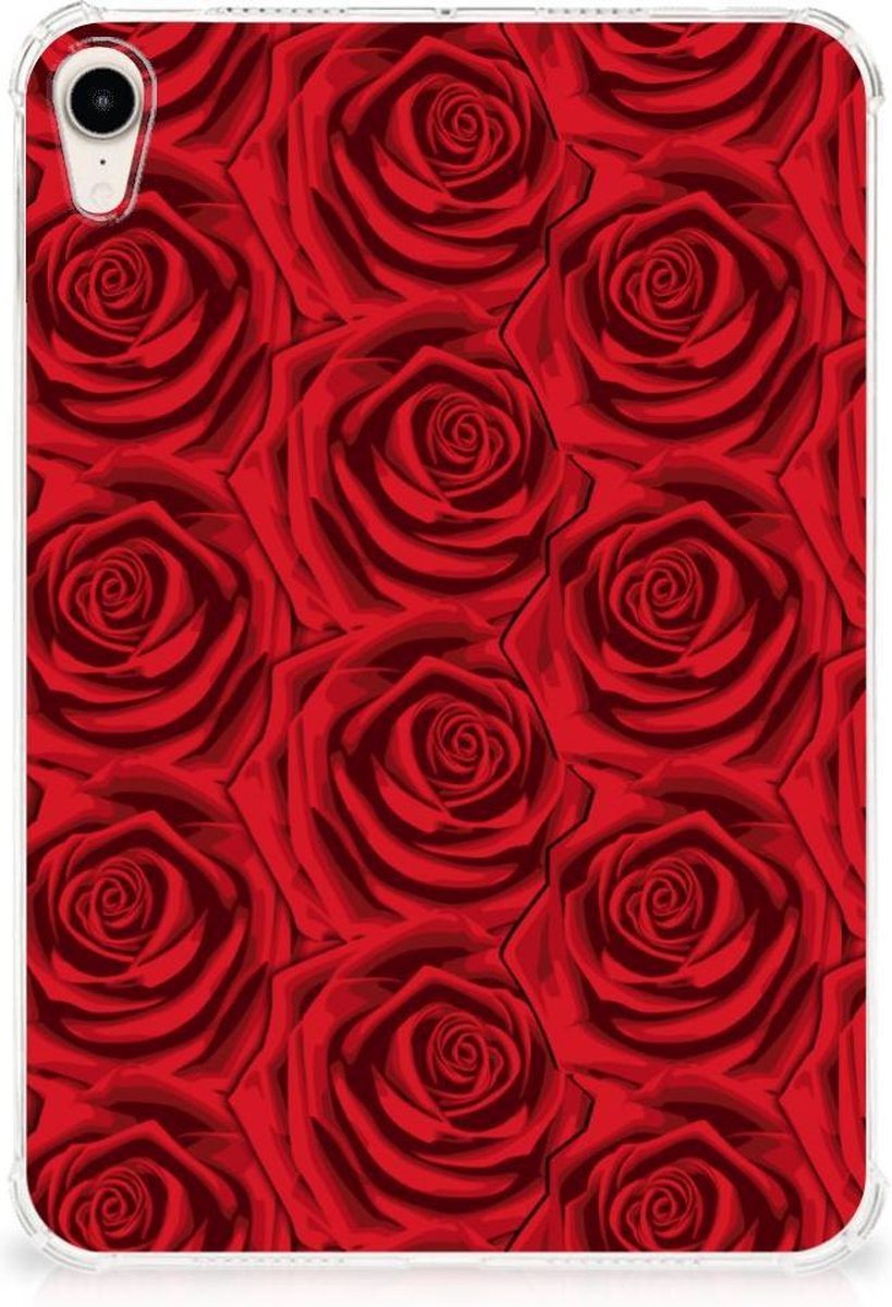 Apple iPad mini 6 (2021) Siliconen Hoesje Red Roses