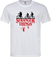 T-shirt 'Stranger Things met Fietsen' (91243) L