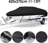 LORIOTH® Waterdichte Boothoes - Afdekhoes Speedboot - Jachthoes - UV bescherming - Stofdicht - Zwart
