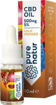 Pure Natur | CBD500 | 5% 10 ml | Broad Spectrum Hemp Seed Oil