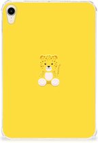 TPU Backcover Geschikt voor Apple iPad mini 6 (2021) Hoesje met naam Baby Leopard met transparant zijkanten