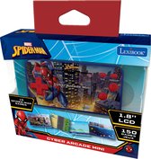 Lexibook Spider-Man Cyber Arcade Pocket-gameconsole, 150 gaming, LCD, op batterijen, rood / blauw, JL1895SP