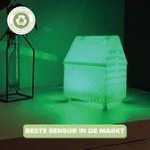 Vito CO2 meter binnen– C02 melder van hoge kwaliteit- luchtkwaliteitsmeter gemaakt van 100% gerecycleerd plastic (made in Belgium)- origineel design- CO2 meter voor horeca en in hu