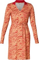 IVY BEAU Sarina Jurk - Red/Multi-Colour - maat 42