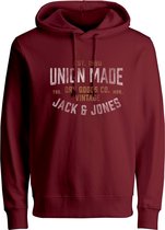 Jack & Jones Booster Sweat Hood Rosewood (Maat: 5XL)