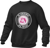 Crypto Kleding -In UNISWAP we Trust - Bitcoin - Trui/Sweater