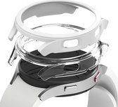 Ringke Slim Samsung Galaxy Watch 4 44MM Hoesje (2P) Transparant Wit