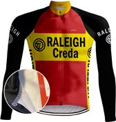 Retro Winter Wielerjack TI-Raleigh( FLEECE) - REDTED (M)