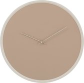 J-Line Klok Rond Mdf Beige/Wit Large