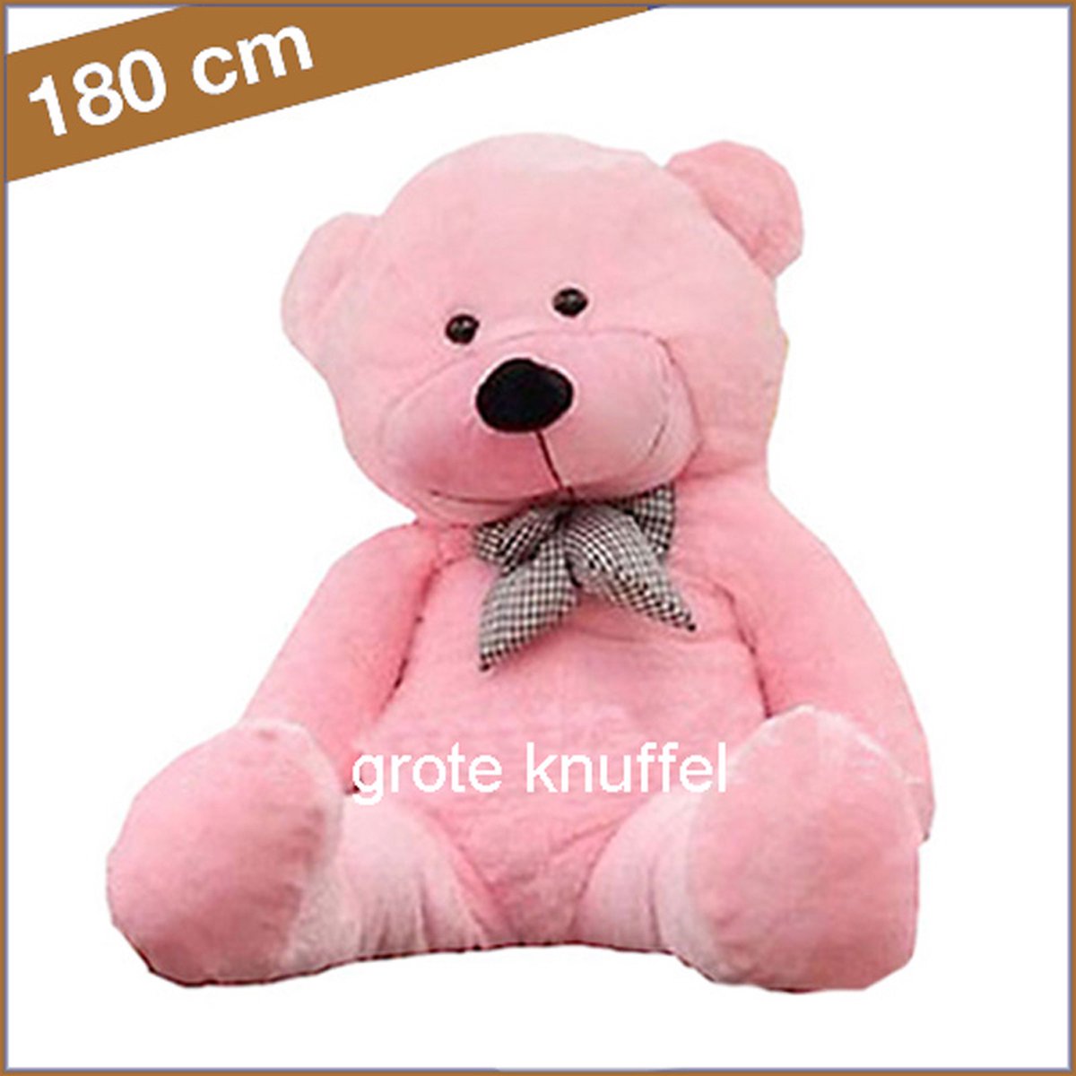 opschorten Namaak Vergevingsgezind Grote roze knuffelbeer 180 cm - XXL Teddybeer - XXL grote knuffelbeer -...  | bol.com