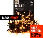 Kerstverlichting 100 LED Warm  Wit - TIJDELIJK 2 STUKS -  Kerstverlichting totaal 20 Meter - Verlichting 100 LED voor in Kerstboom