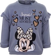 Disney Minnie Mouse sweater - Baby - Grijs/Goud - Maat 80 (18 maanden / 81 cm)