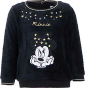 Disney Minnie Mouse sweater - Baby - Coral Fleece -  Zwart/Goud - Maat 80 (18 maanden / 81 cm)