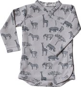 Snoozebaby romper in safari grey (maat 50/56)